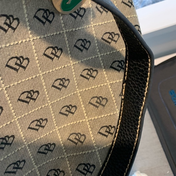 AUTHENTIC VINTAGE DOONEY & BOURKE SIGNATURE MONOGRAM LOGO HANDBAG TOTE - Picture 14 of 16